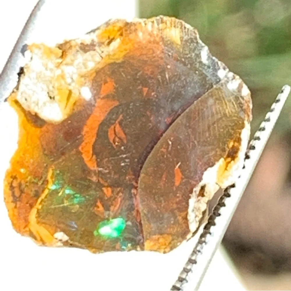 Dark Welo 6.60Ct Very Rare Ethiopian Dark Base Welo Opal Rough